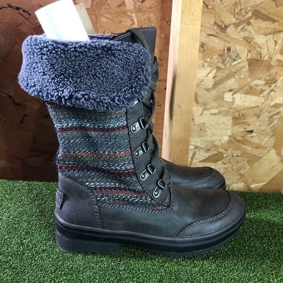 Rocket Dog Suri Horizon Grey Knit Fold 